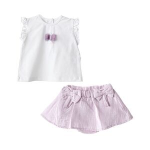 Andywawa Girls  2Pc Magical Butterfly Set, Purple